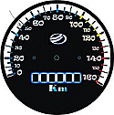 Шкала спидометра флюорсцентная